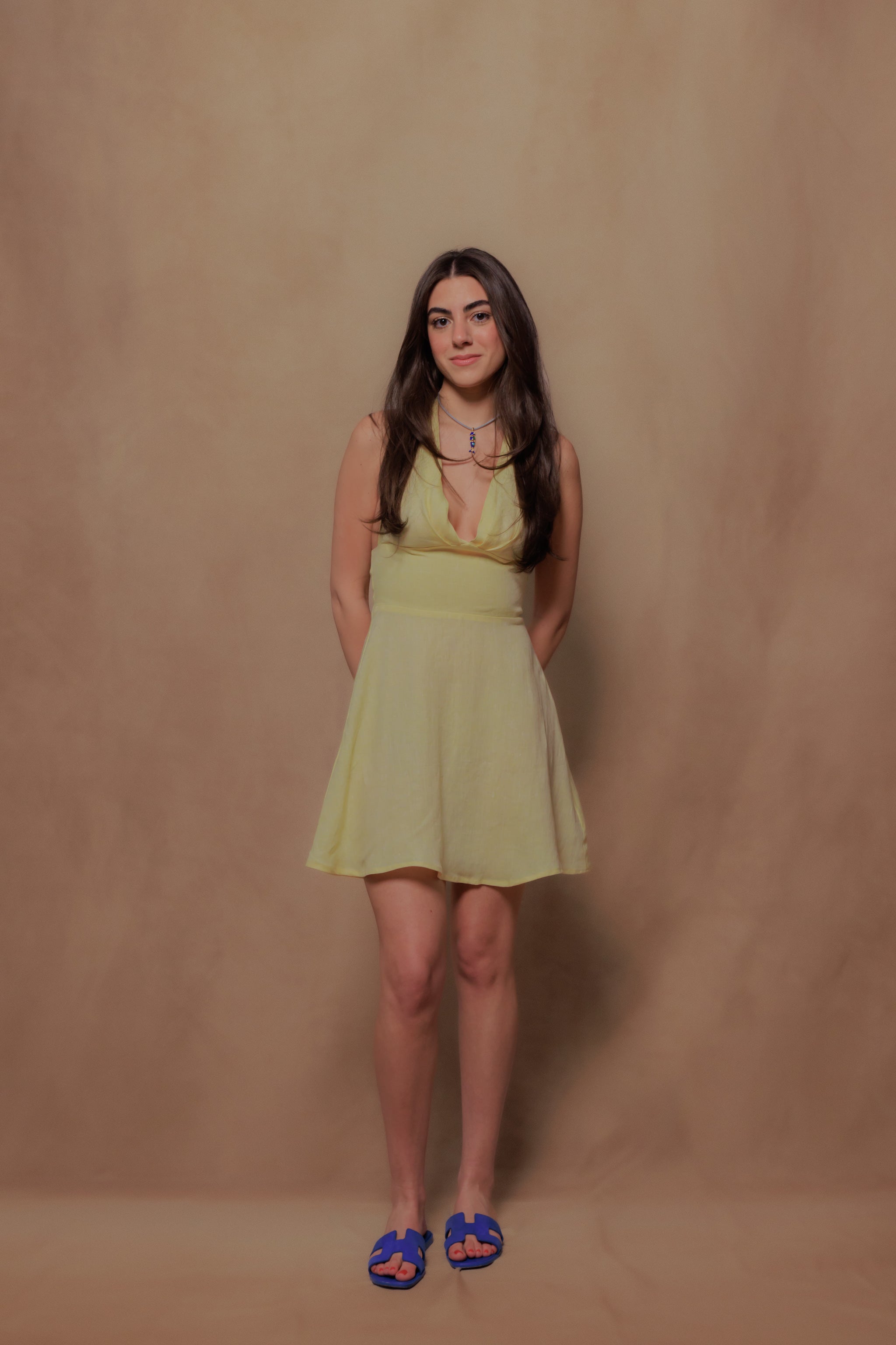 The Roby Dress in Miele