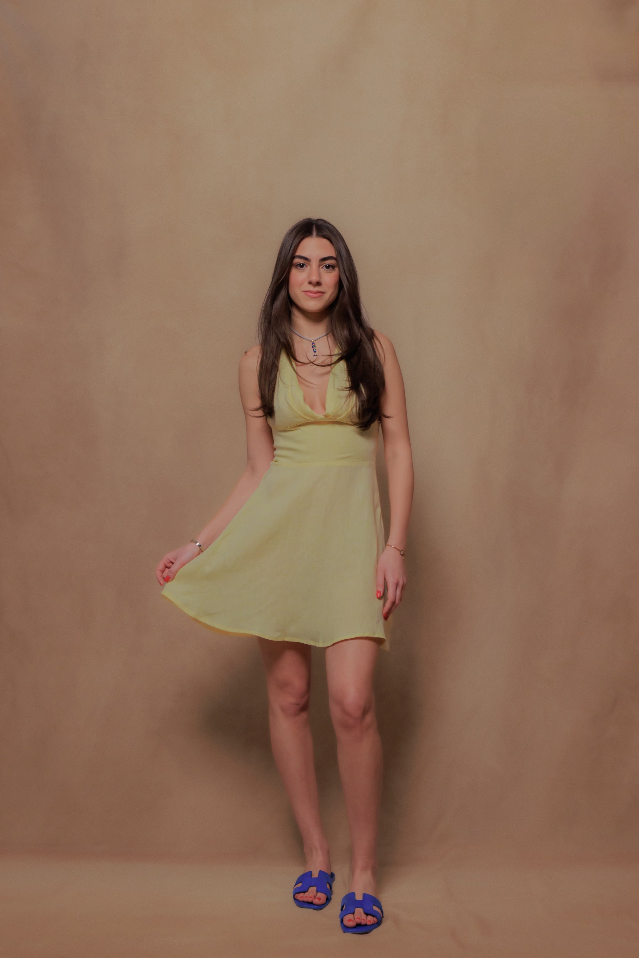 The Roby Dress in Miele