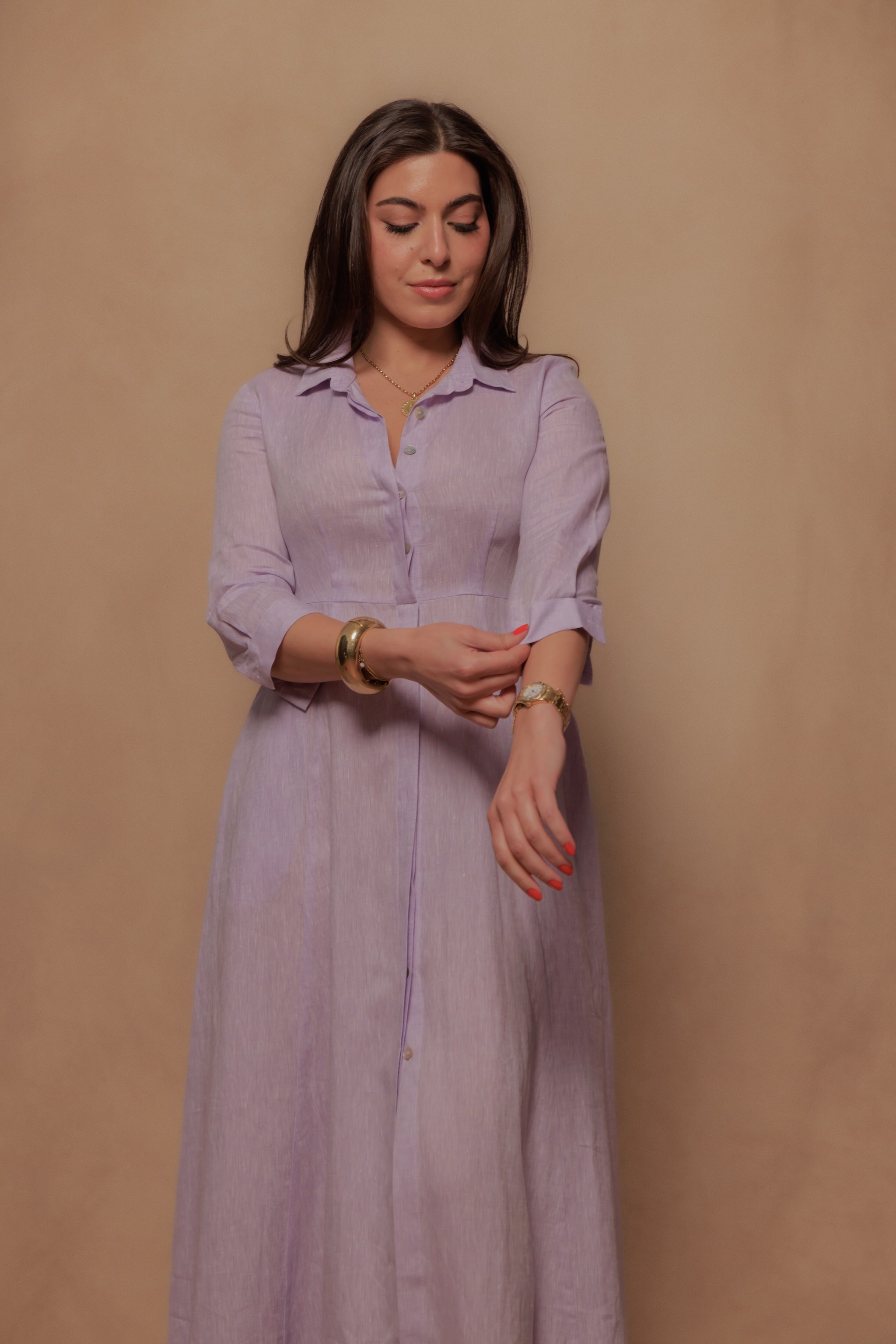 The Signature Dress in Lilla