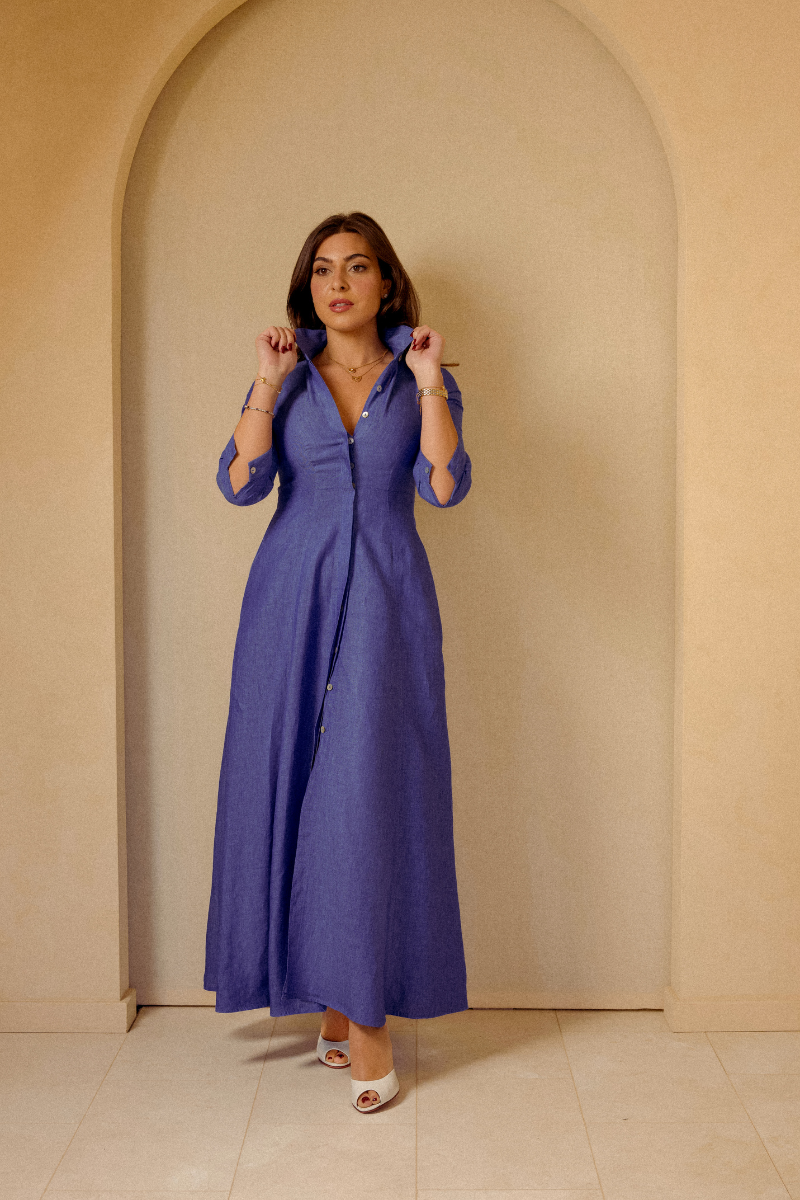 Azure Bloom Dress main image 1
