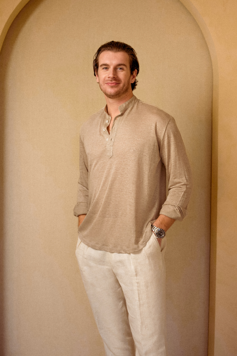 The Capri Relaxed Shirt in Sand