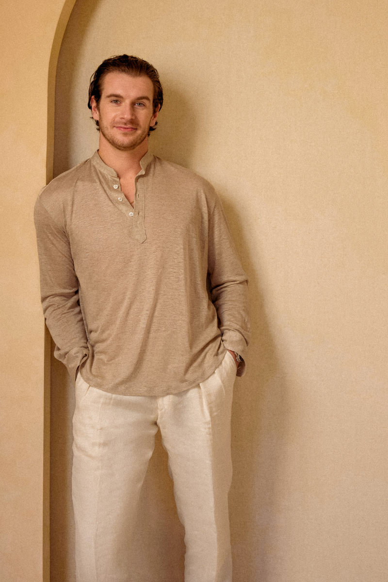 The Capri Relaxed Shirt in Sand