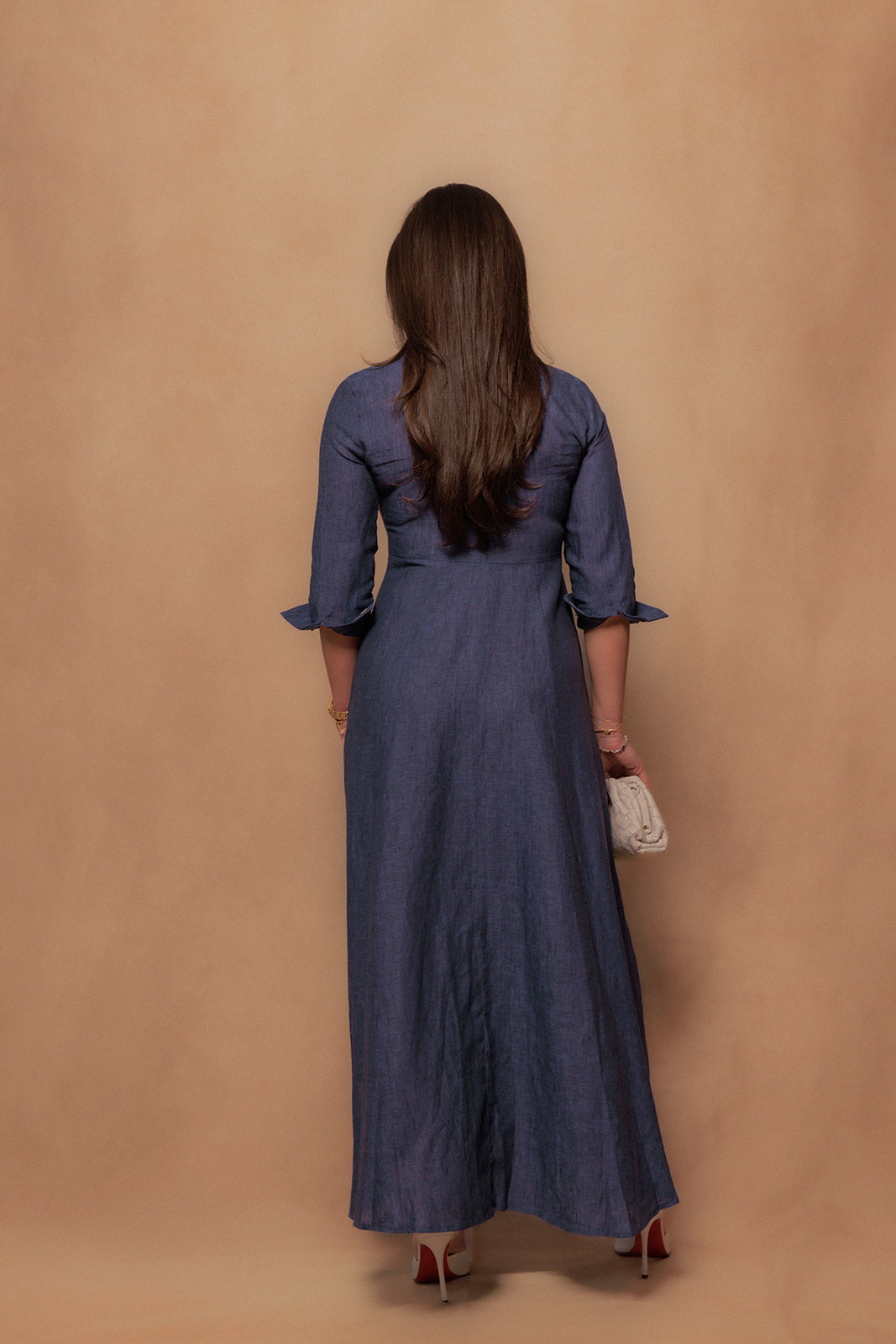 The Signature Dress in Midnight Blue