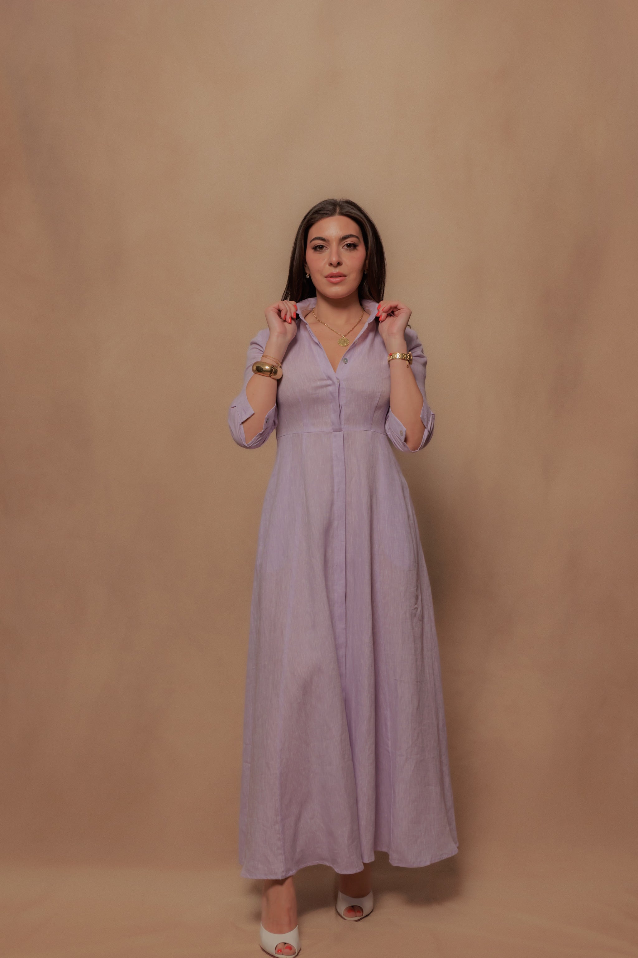 The Signature Dress in Lilla
