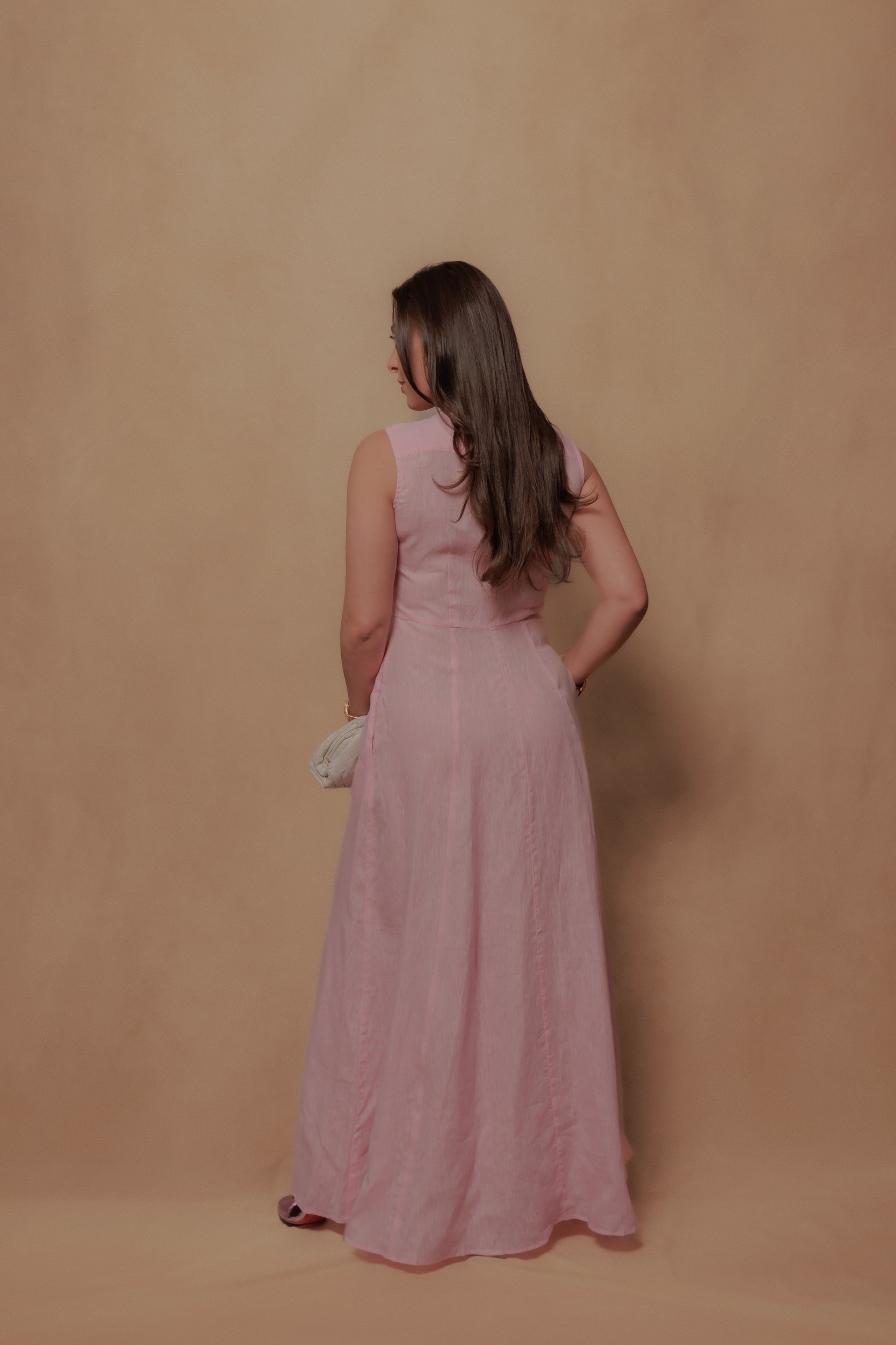The Tina Dress in Rosa