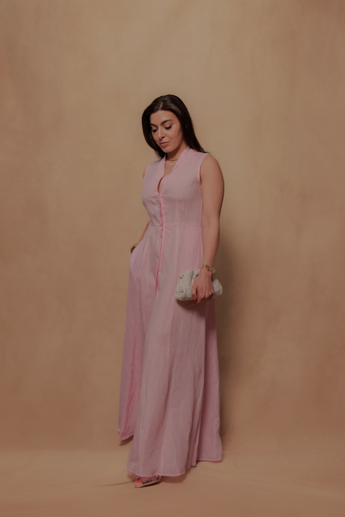 The Tina Dress in Rosa