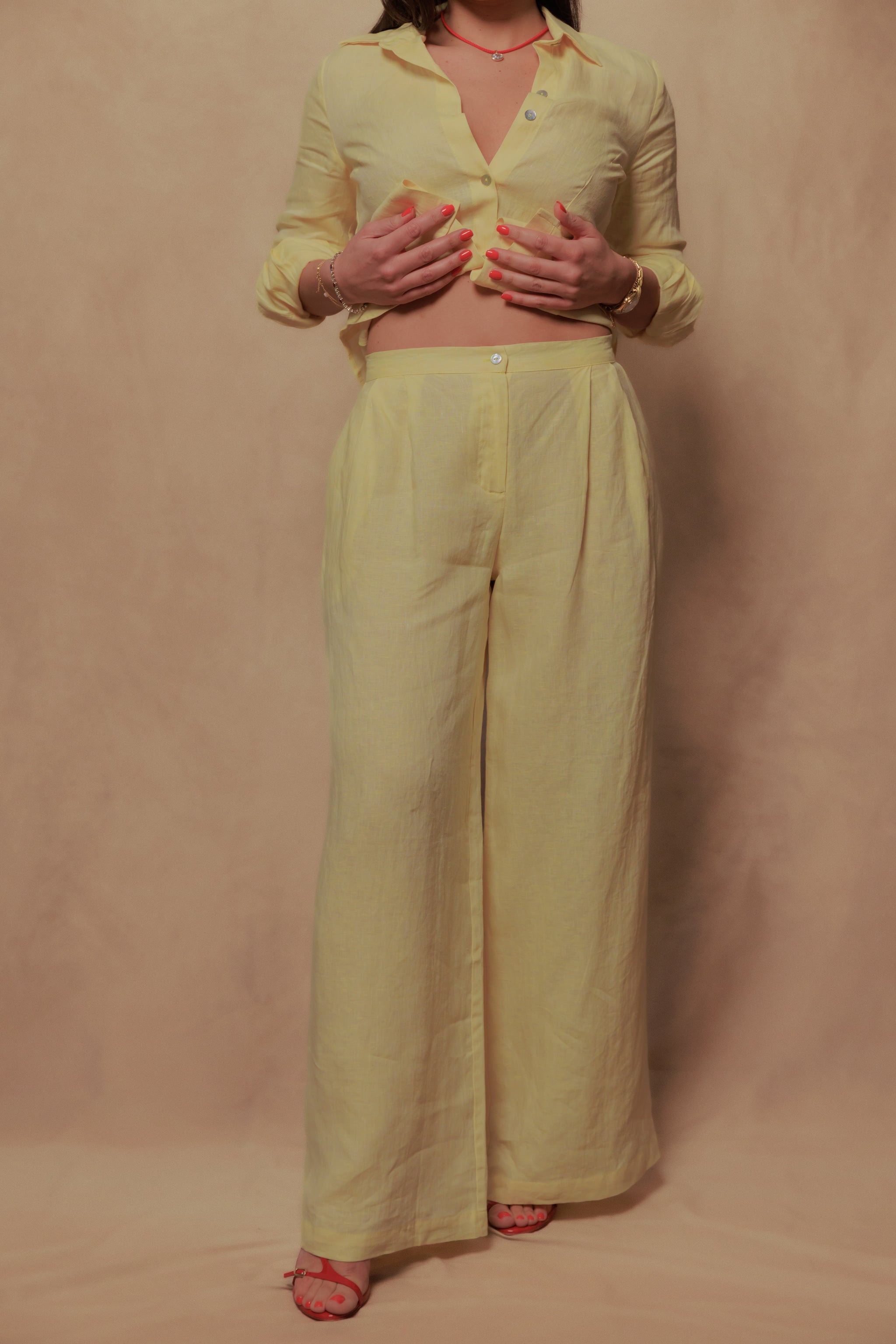 The Riviera Linen Pant